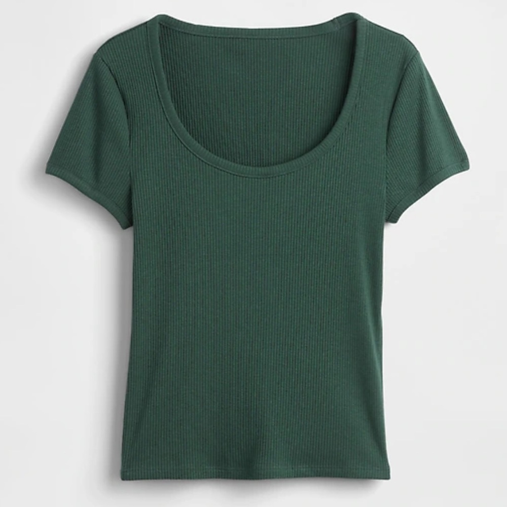 Gap Green Ribbed Women's Top